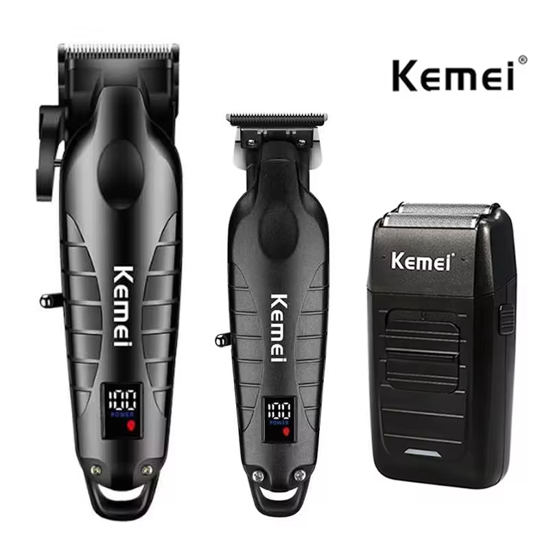 Men'S Grooming Set - Kemei Hair Clipper Kit for Men,