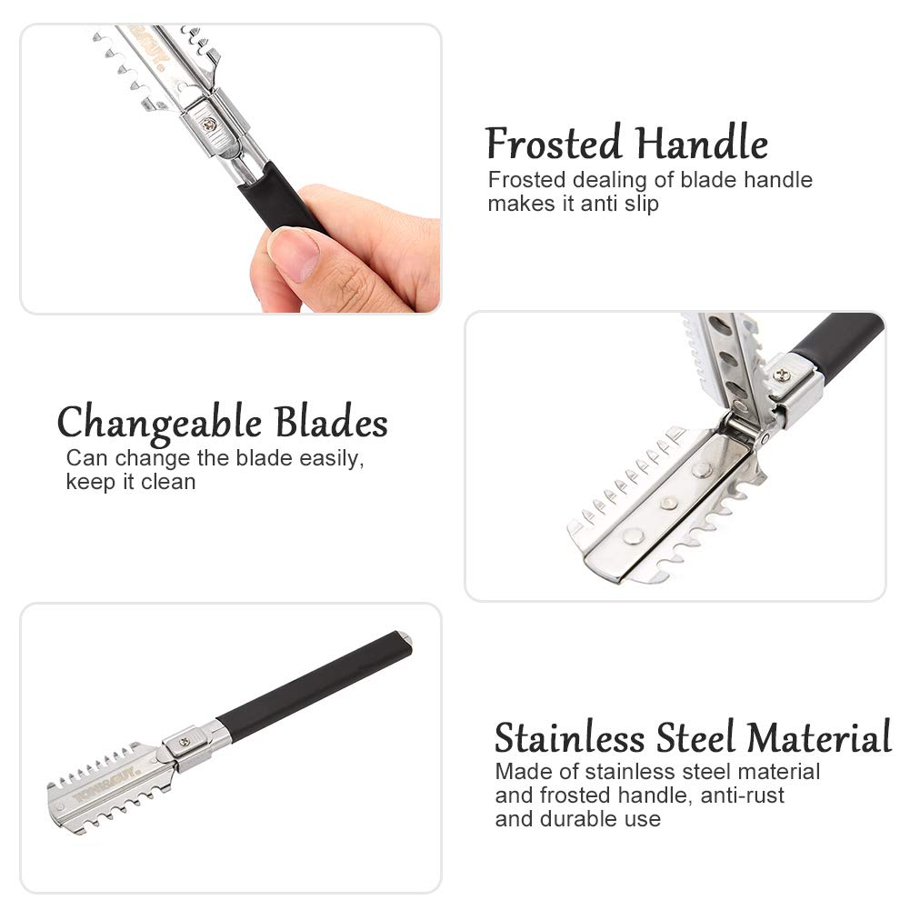 Double-Edge Shaving Haircut Ra - Men'S Grooming Scissors recension och pris