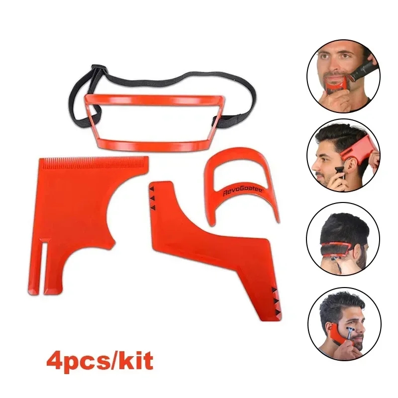 2/4Pcs Men's Beard Combs Hair  - Men'S Grooming Scissors recension och pris