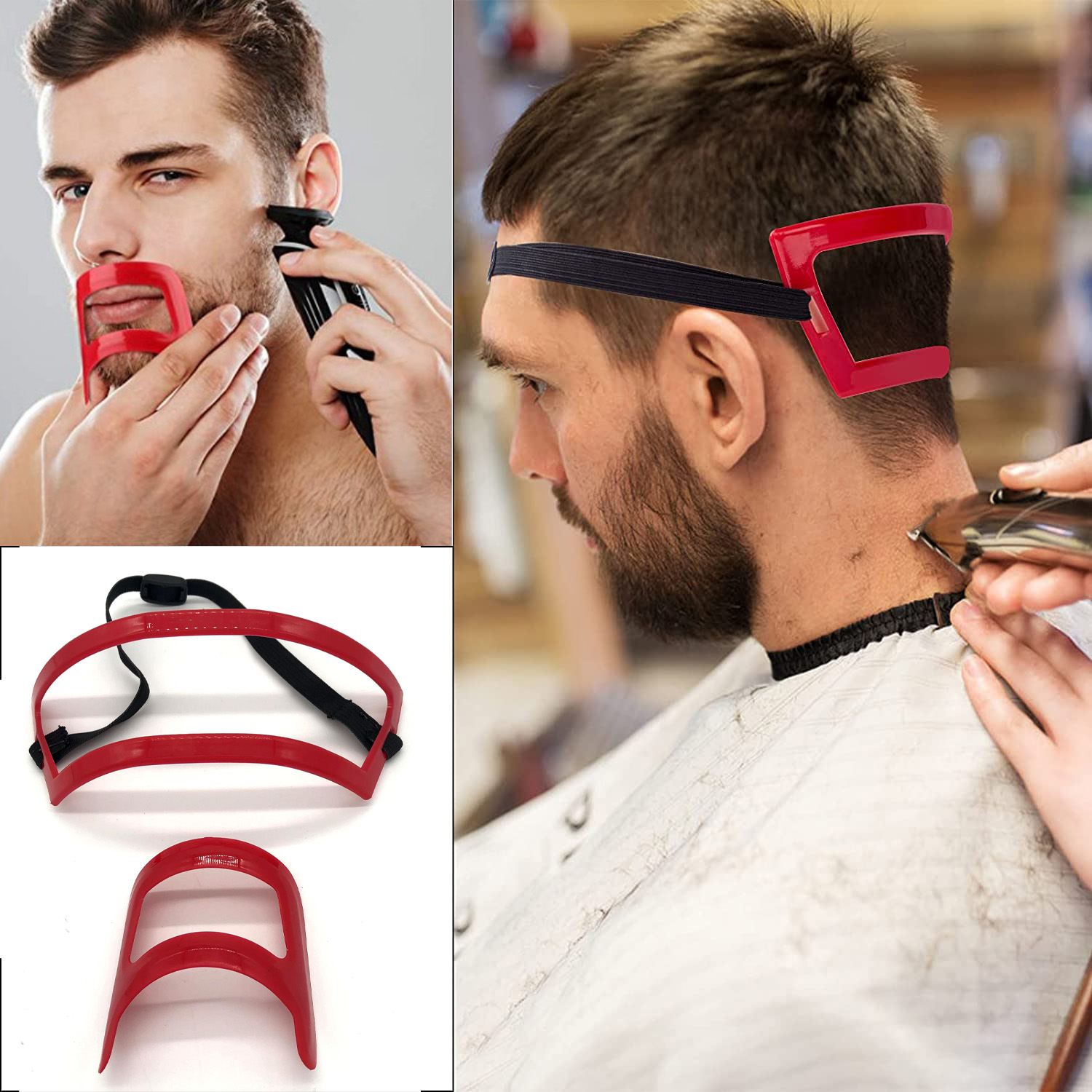 2/4Pcs Men's Beard Combs Hair  - Men'S Grooming Scissors recension och pris