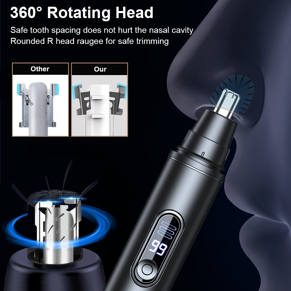 Electric Nose Hair Trimmer for - Men'S Grooming Scissors recension och pris