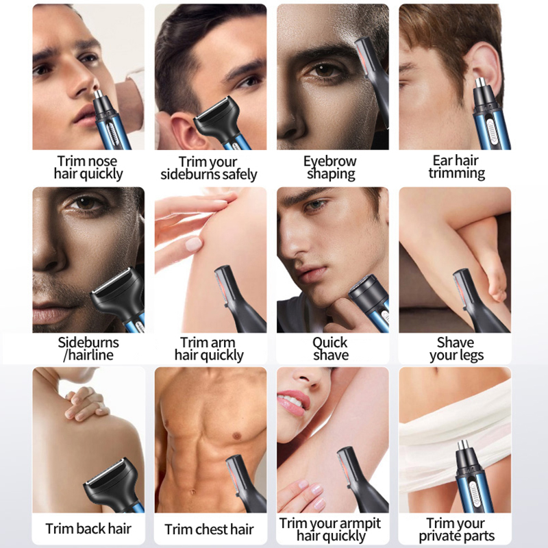 Electric Nose Ear Hair Trimmer - Men'S Grooming Scissors recension och pris
