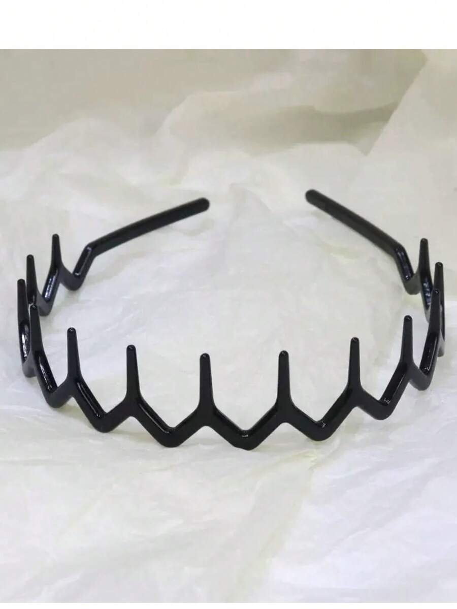 4pcs Black Wavy Toothed Headba - Face Wash Mens recension och pris