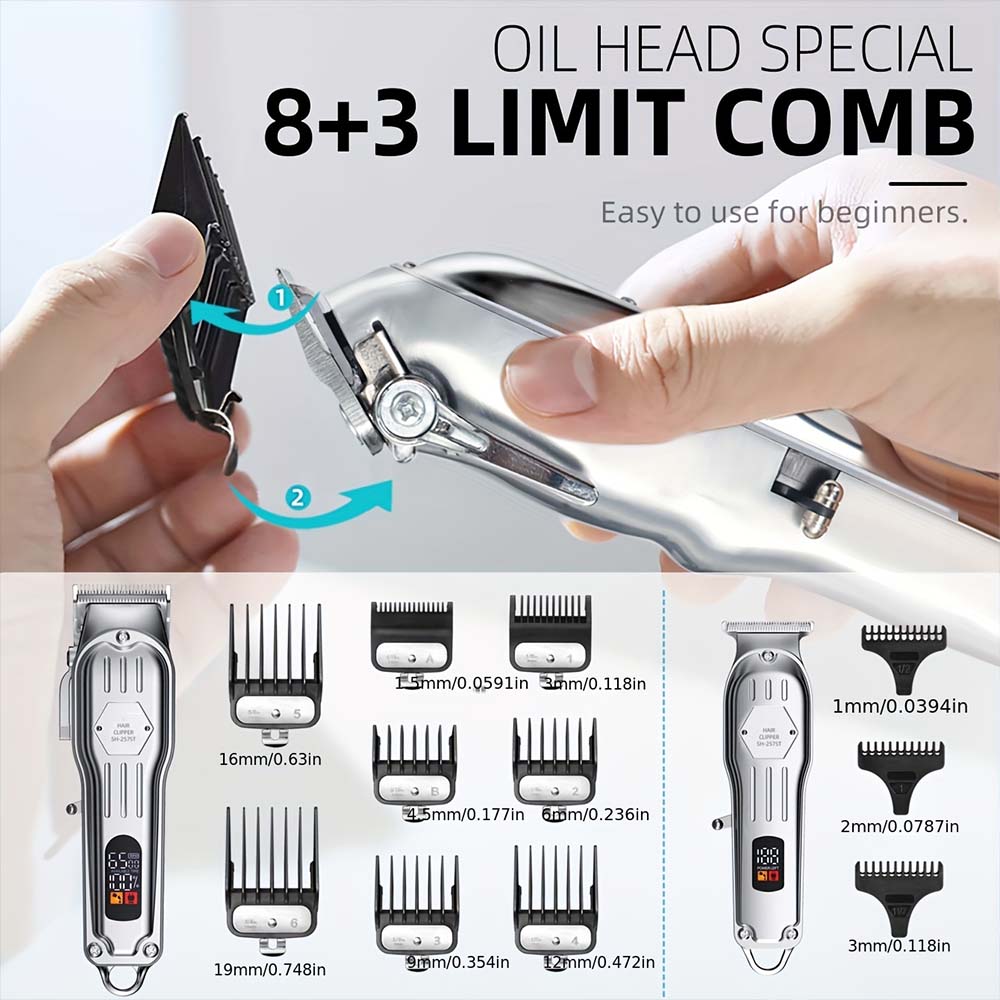 Professional Hair Clipper & Tr - Men'S Grooming Set recension och pris