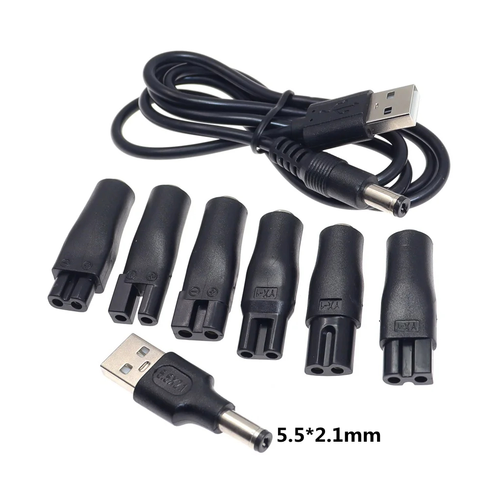 8PCS Replacement Power Cord 5V - Men'S Grooming Scissors recension och pris