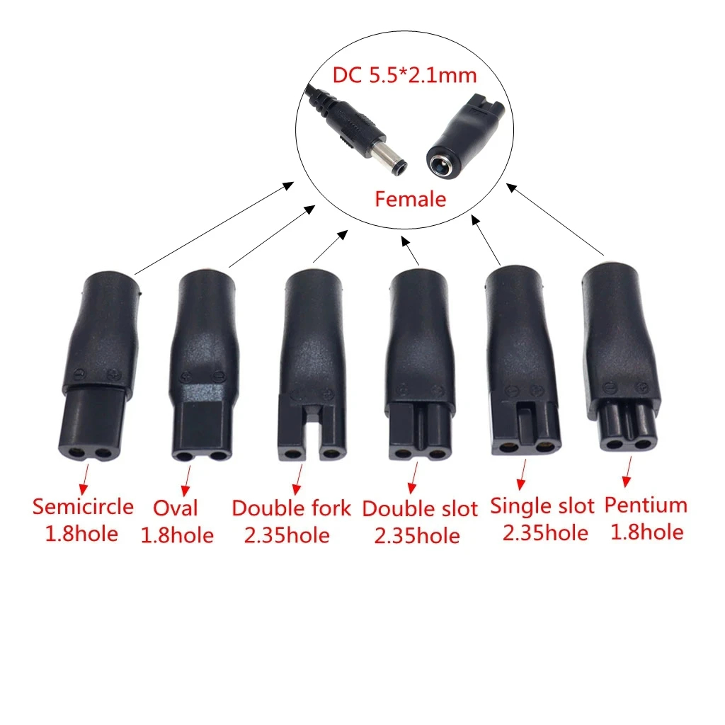 8PCS Replacement Power Cord 5V - Men'S Grooming Scissors recension och pris
