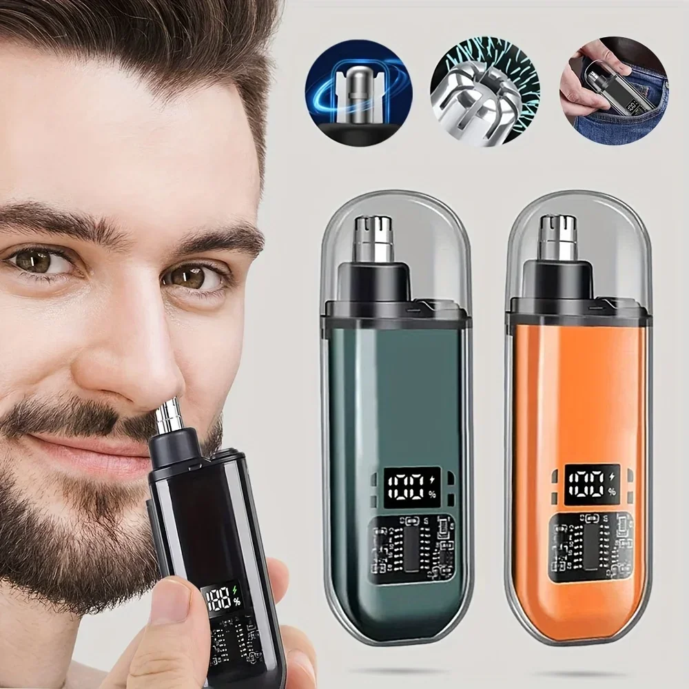 Nose Ear Hair Trimmer USB Rech - Men'S Grooming Scissors recension och pris