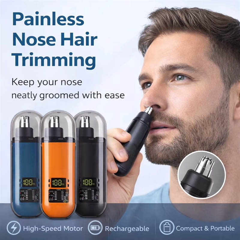 Nose Ear Hair Trimmer USB Rech - Men'S Grooming Scissors recension och pris