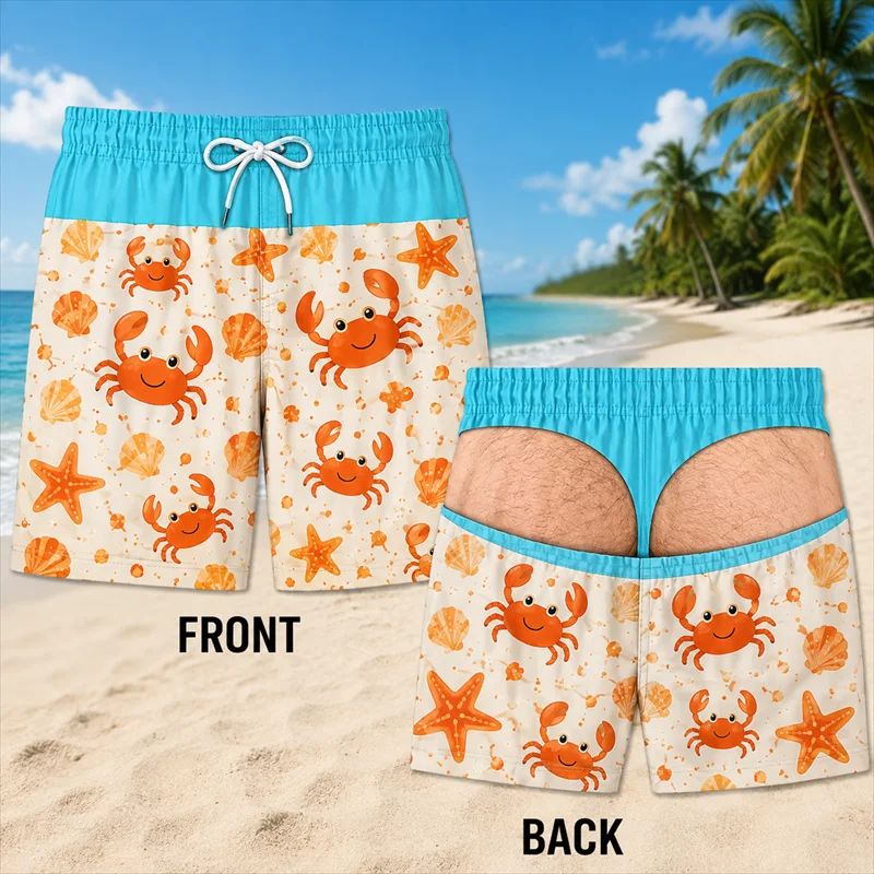 2026 Men Fun Hip Print Swim Tr - Men'S Grooming Products recension och pris