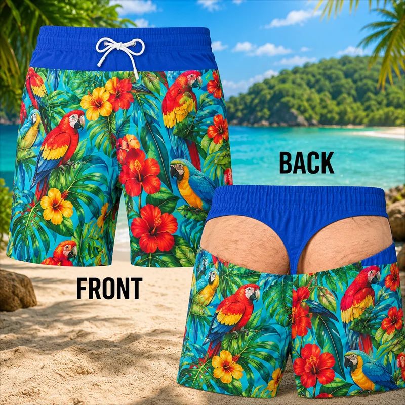 2026 Men Fun Hip Print Swim Tr - Men'S Grooming Products recension och pris