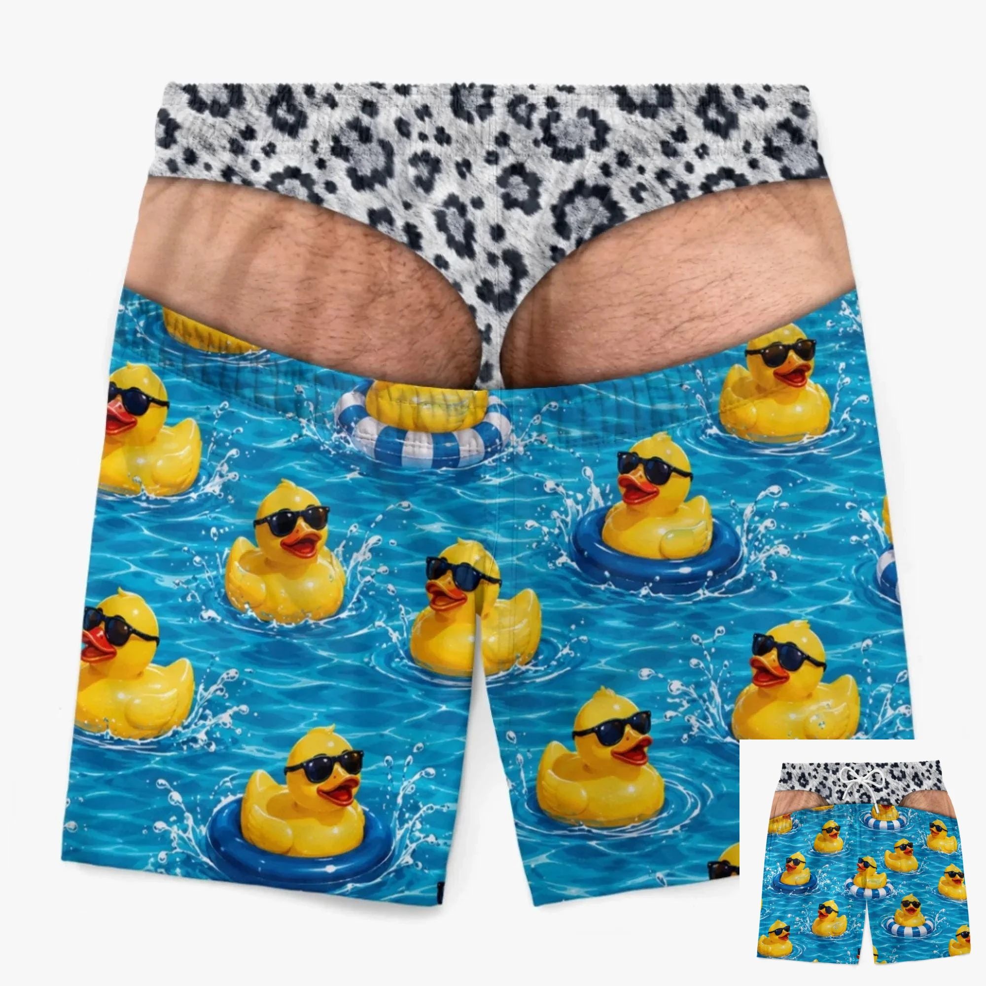 Men Fun Hip Print Swim Trunks, - Men'S Grooming Products recension och pris