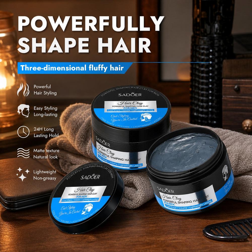 Matte Hair Styling Clay Strong - Men'S Grooming Haircut recension och pris