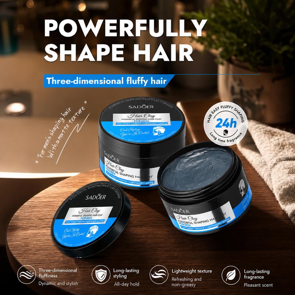 Matte Hair Styling Clay Strong - Men'S Grooming Haircut recension och pris