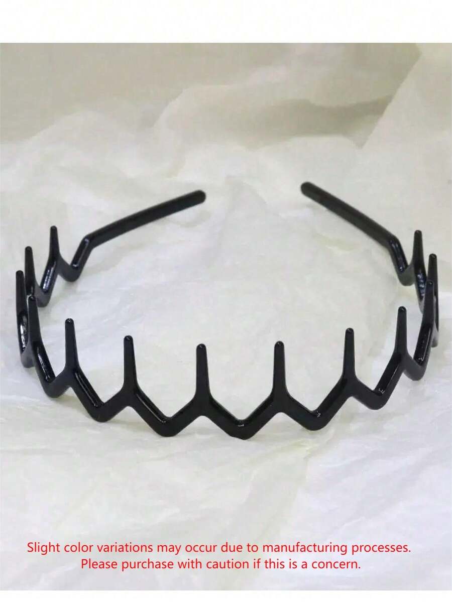 4pcs Black Wavy Toothed Headba - Face Wash Mens recension och pris