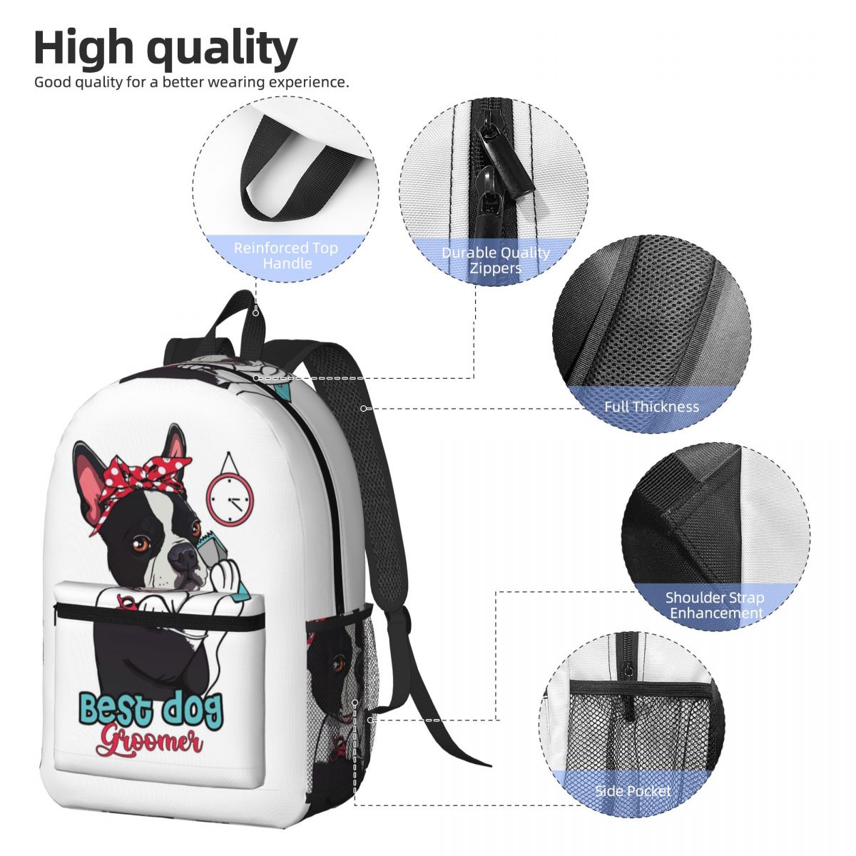 Cute Dog Groomer Gift For Wome - Men'S Grooming Bag recension och pris