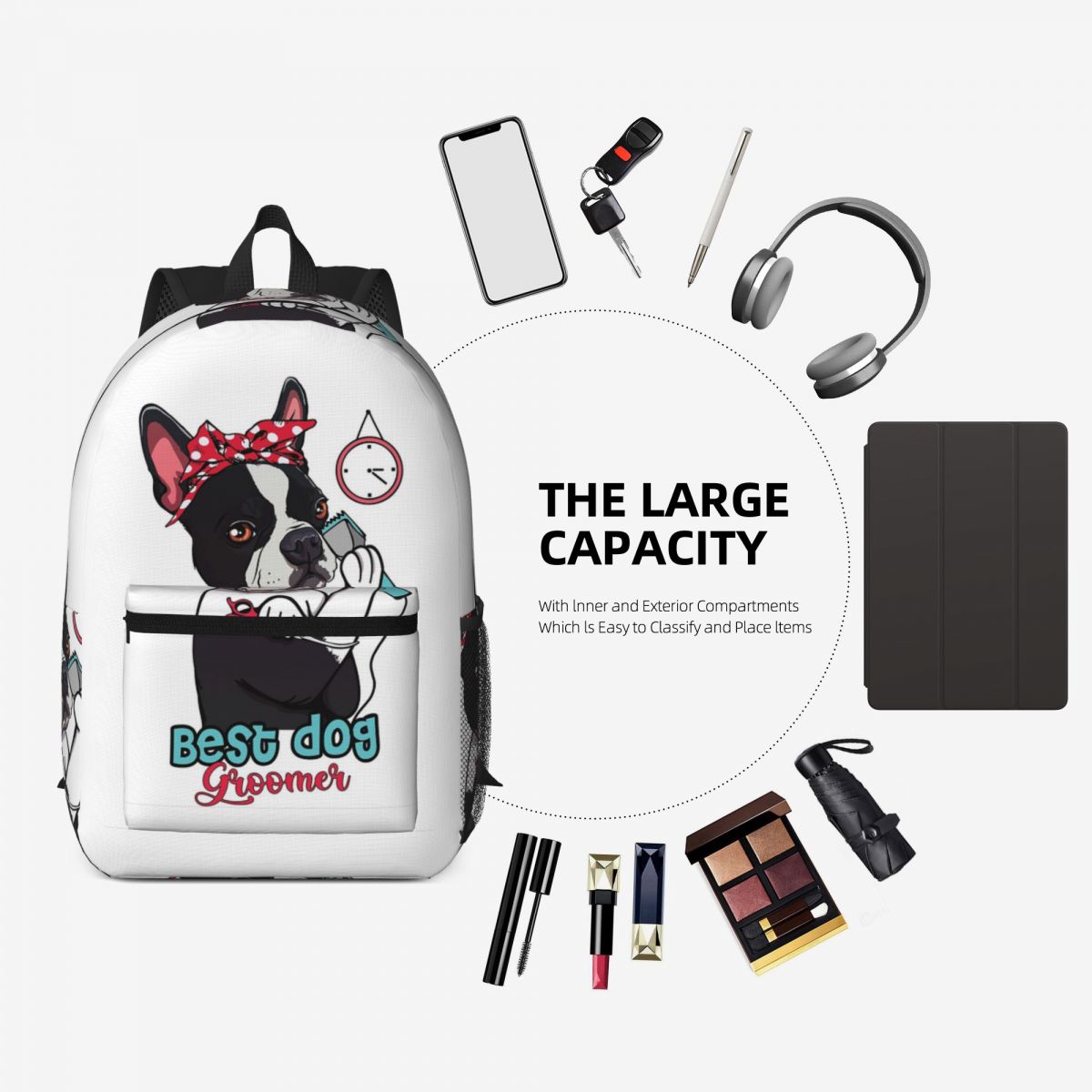 Cute Dog Groomer Gift For Wome - Men'S Grooming Bag recension och pris