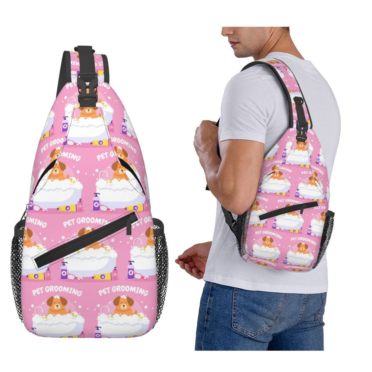 Pet Grooming For Dogs And Cats - Men'S Grooming Bag recension och pris