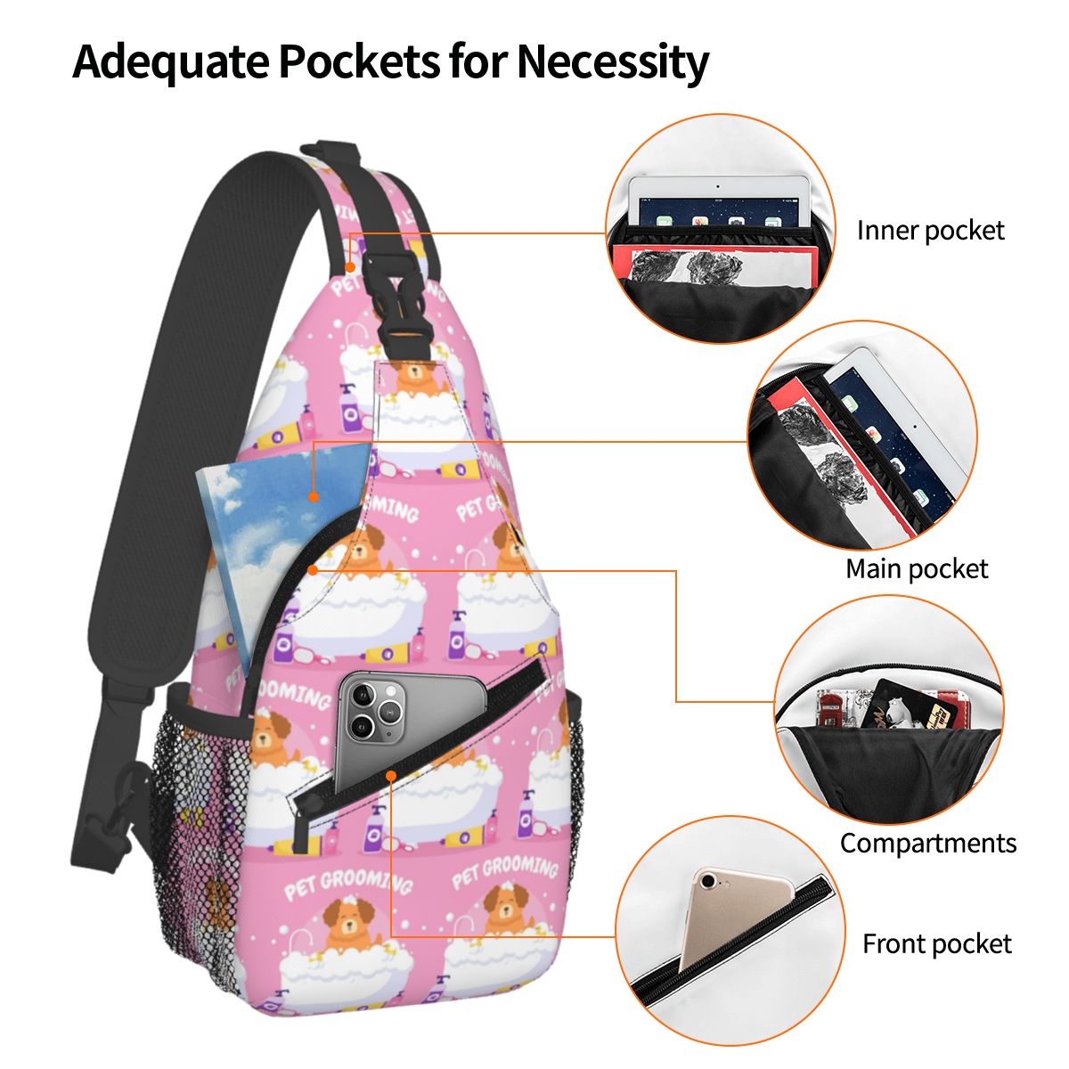 Pet Grooming For Dogs And Cats - Men'S Grooming Bag recension och pris