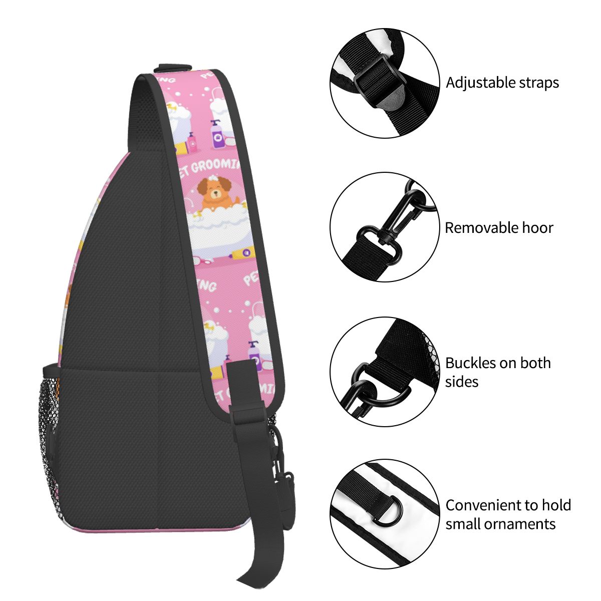 Pet Grooming For Dogs And Cats - Men'S Grooming Bag recension och pris