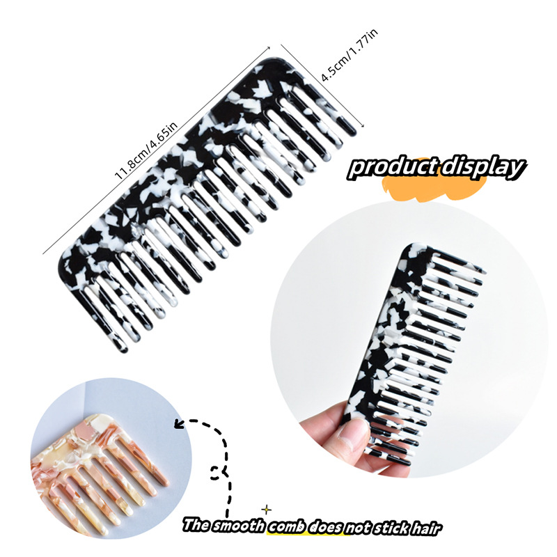 Acrylic Combs Travel Portable  - Men'S Grooming Bag recension och pris