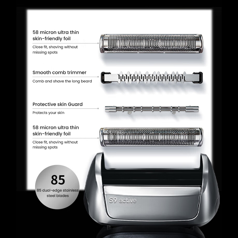 Braun S9 Active 9023s Electric - Men Grooming Products For Face recension och pris