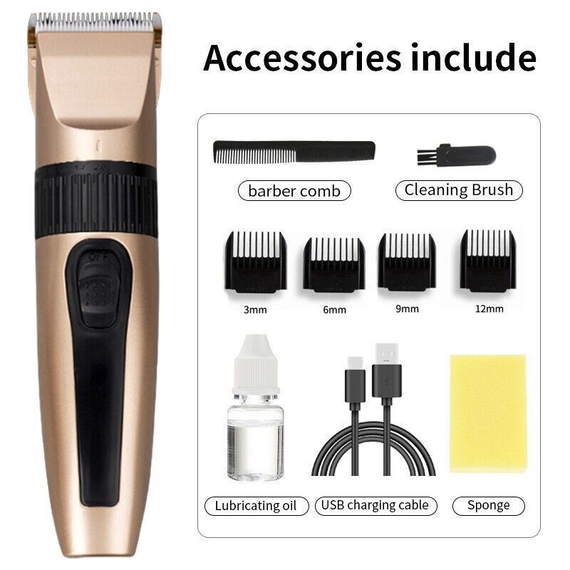 Professional Cordless Hair Cli - Men'S Grooming Scissors recension och pris