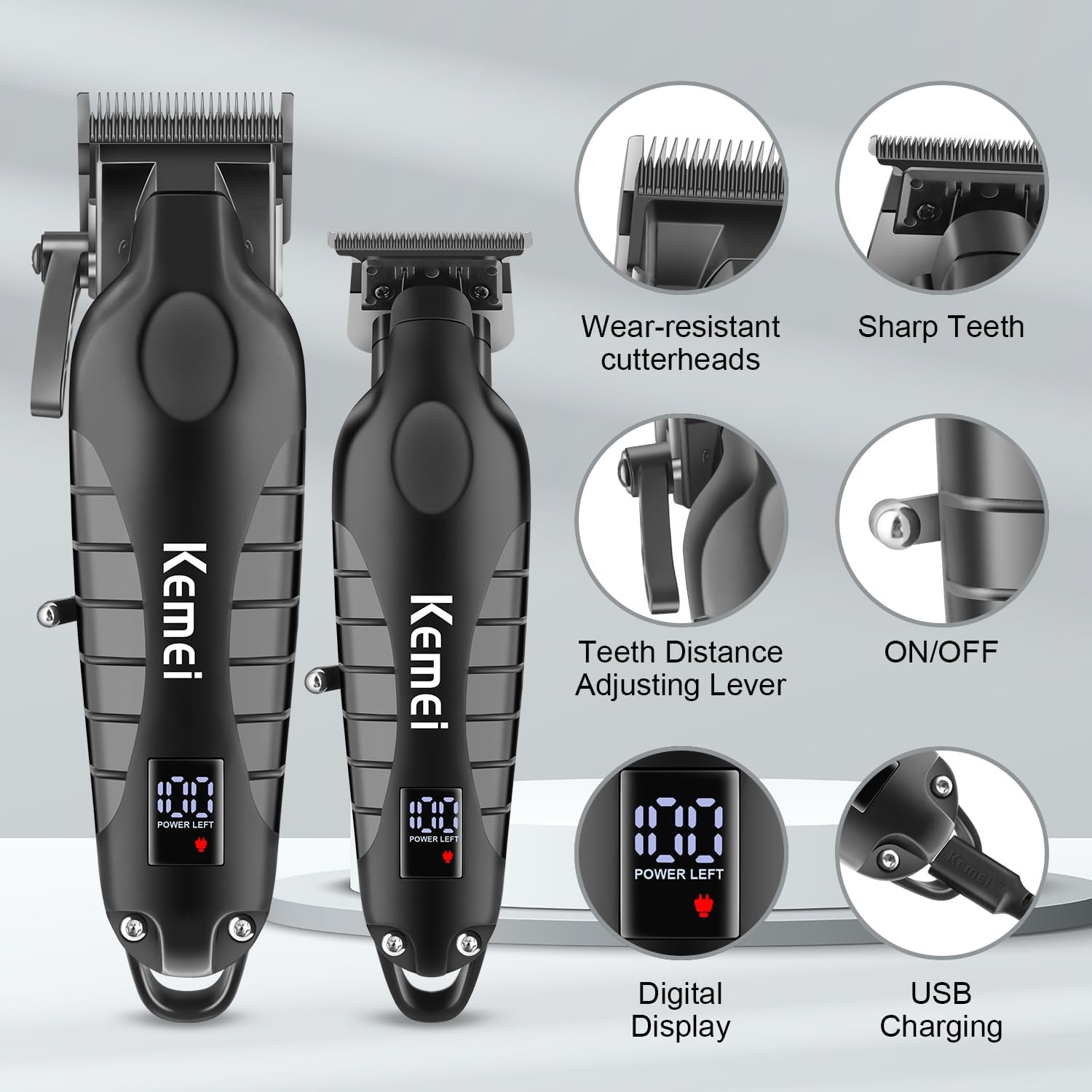 Kemei Hair Clipper Kit for Men - Men'S Grooming Set recension och pris