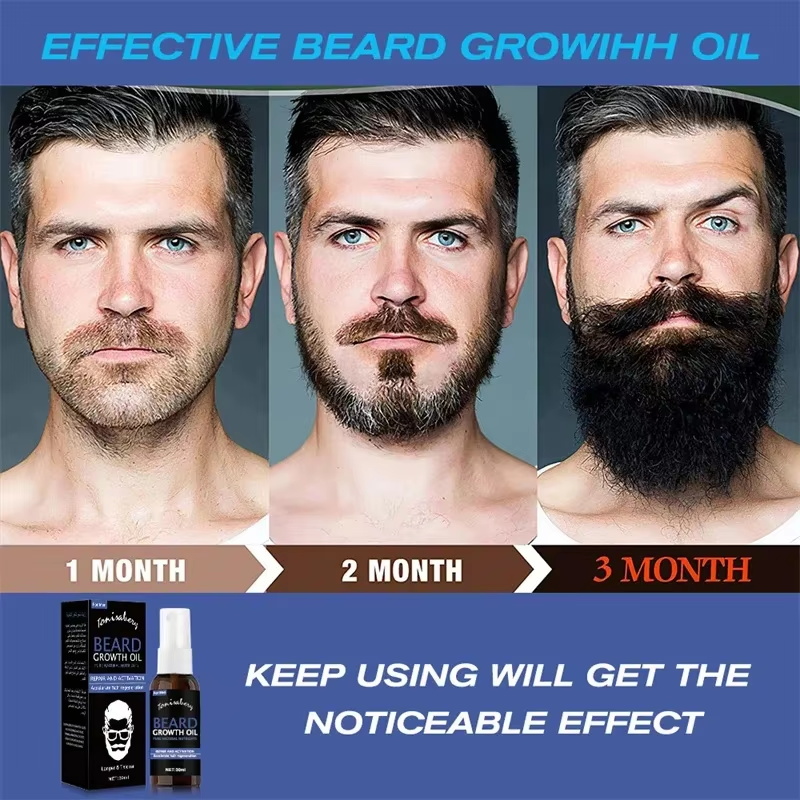Beard Growth Oil Beard Wax Bal - Men'S Grooming Products recension och pris