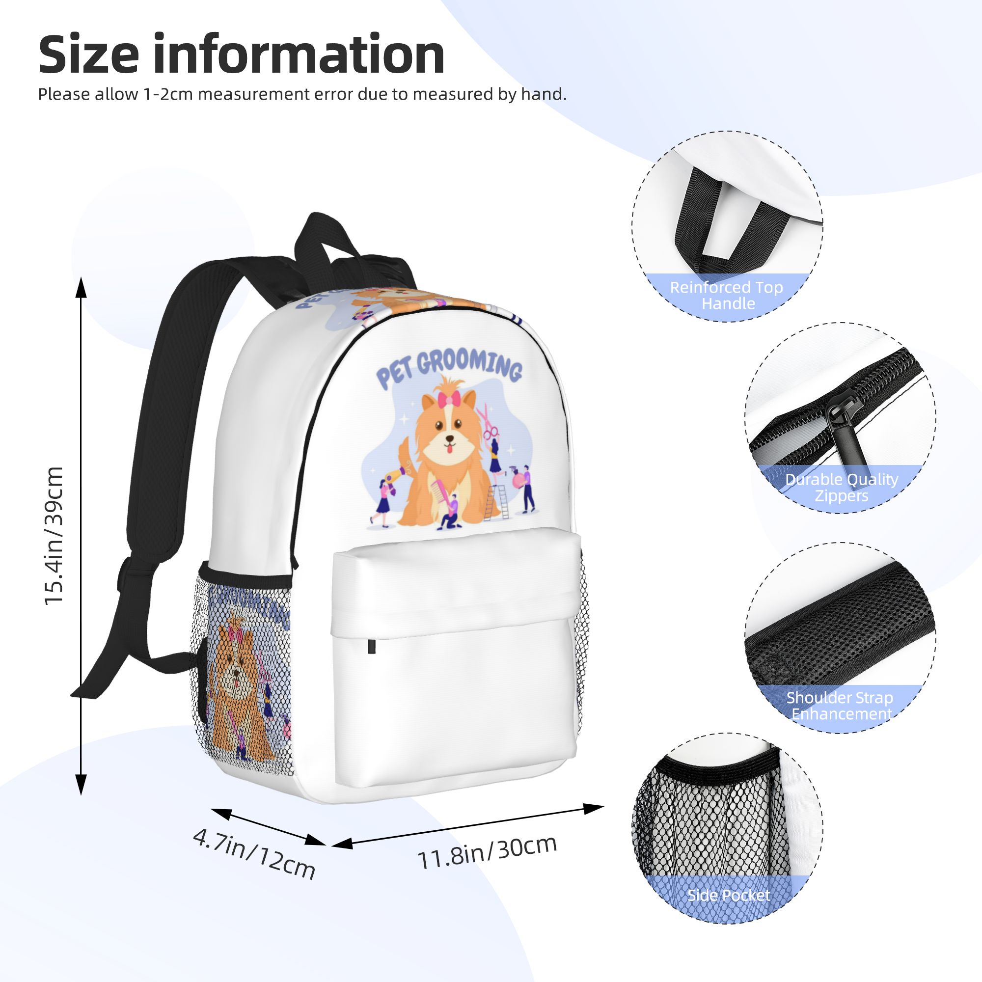 Pet Grooming For Dogs And Cats - Men'S Grooming Bag recension och pris