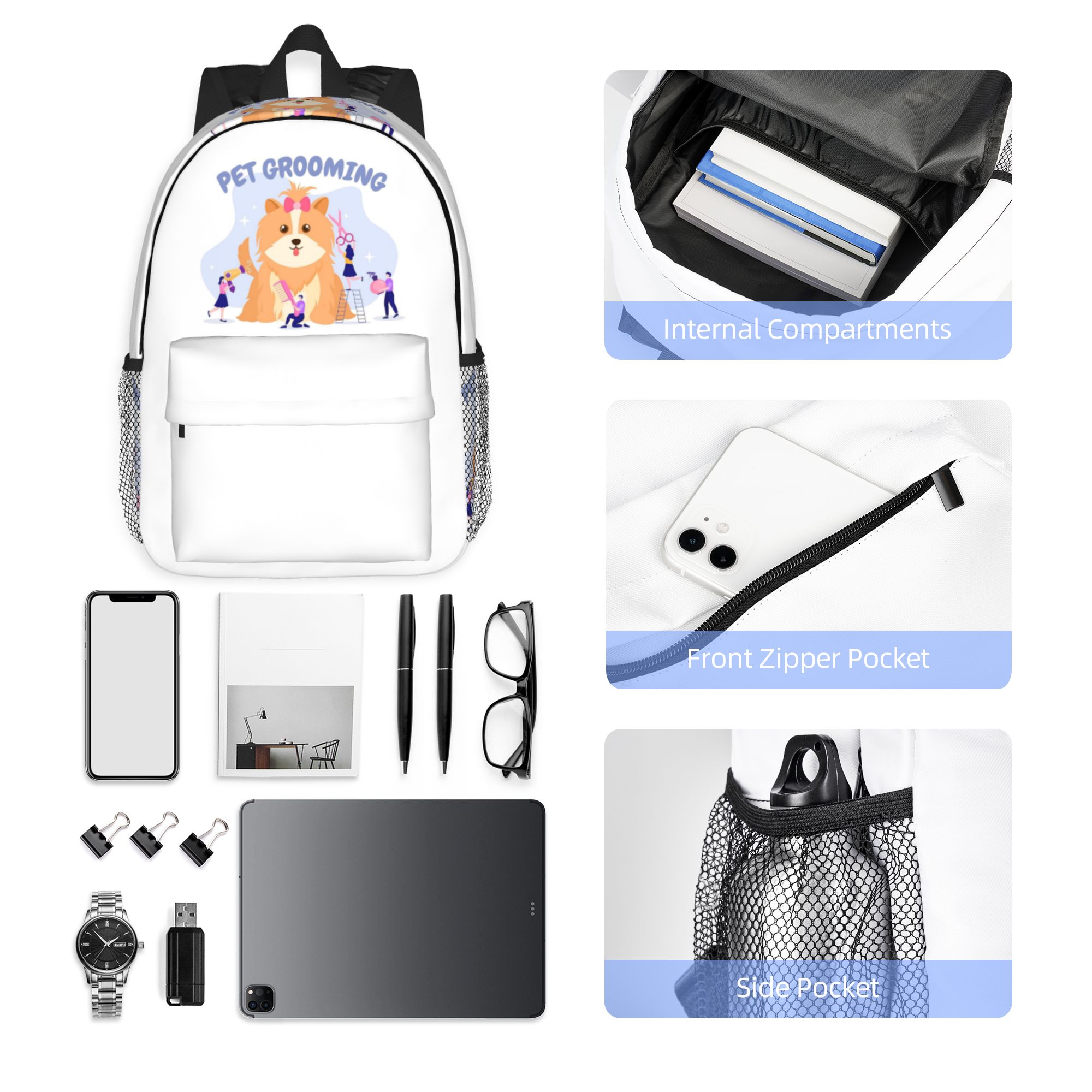 Pet Grooming For Dogs And Cats - Men'S Grooming Bag recension och pris