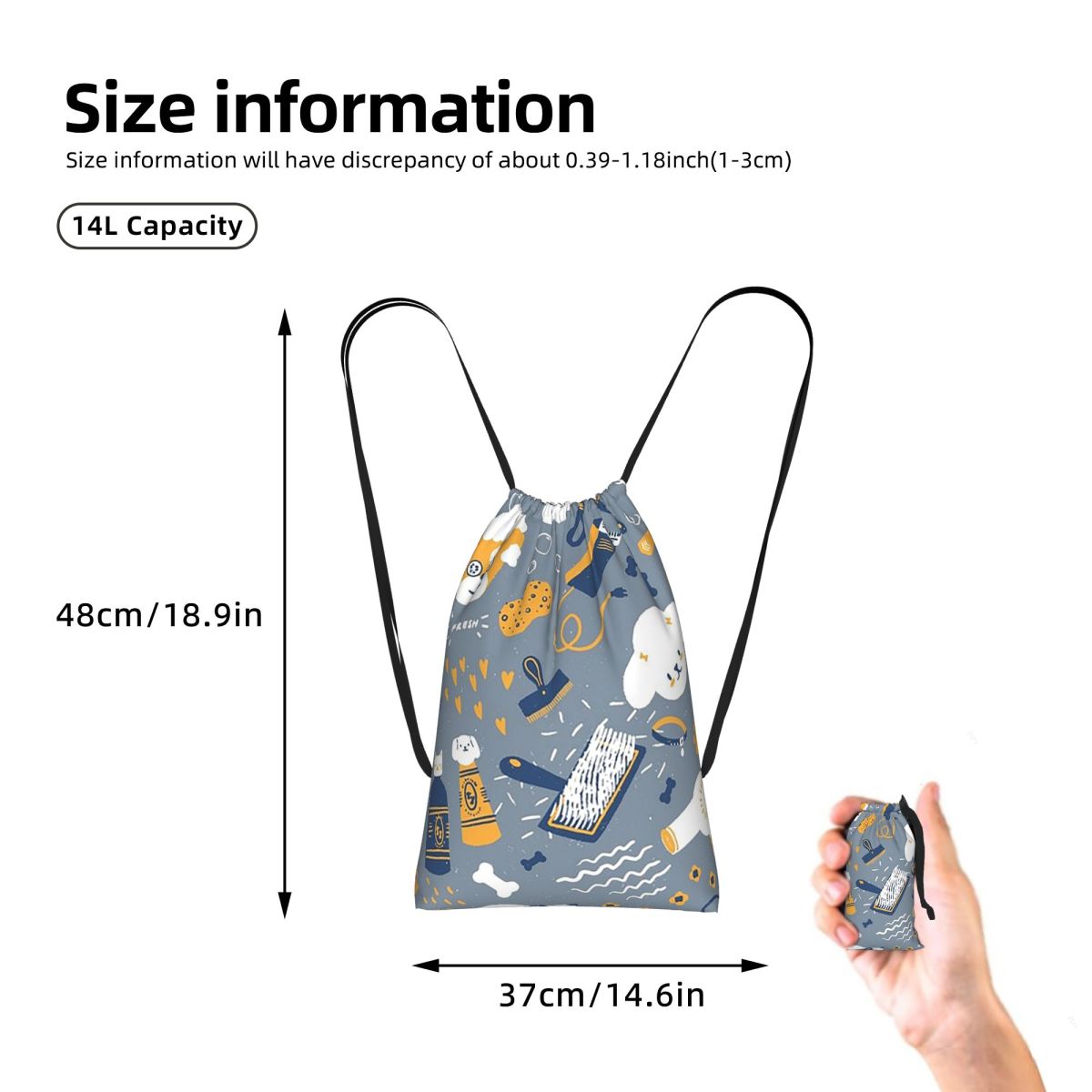 Dog Grooming Canine Pattern Ba - Men'S Grooming Bag recension och pris